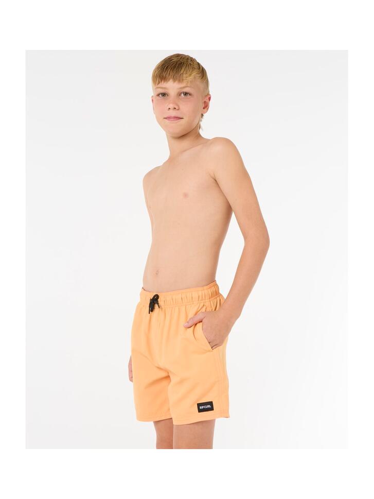 Spodenki surfingowe dla dzieci Rip Curl Offset Volley -Boy Pomarańczowy