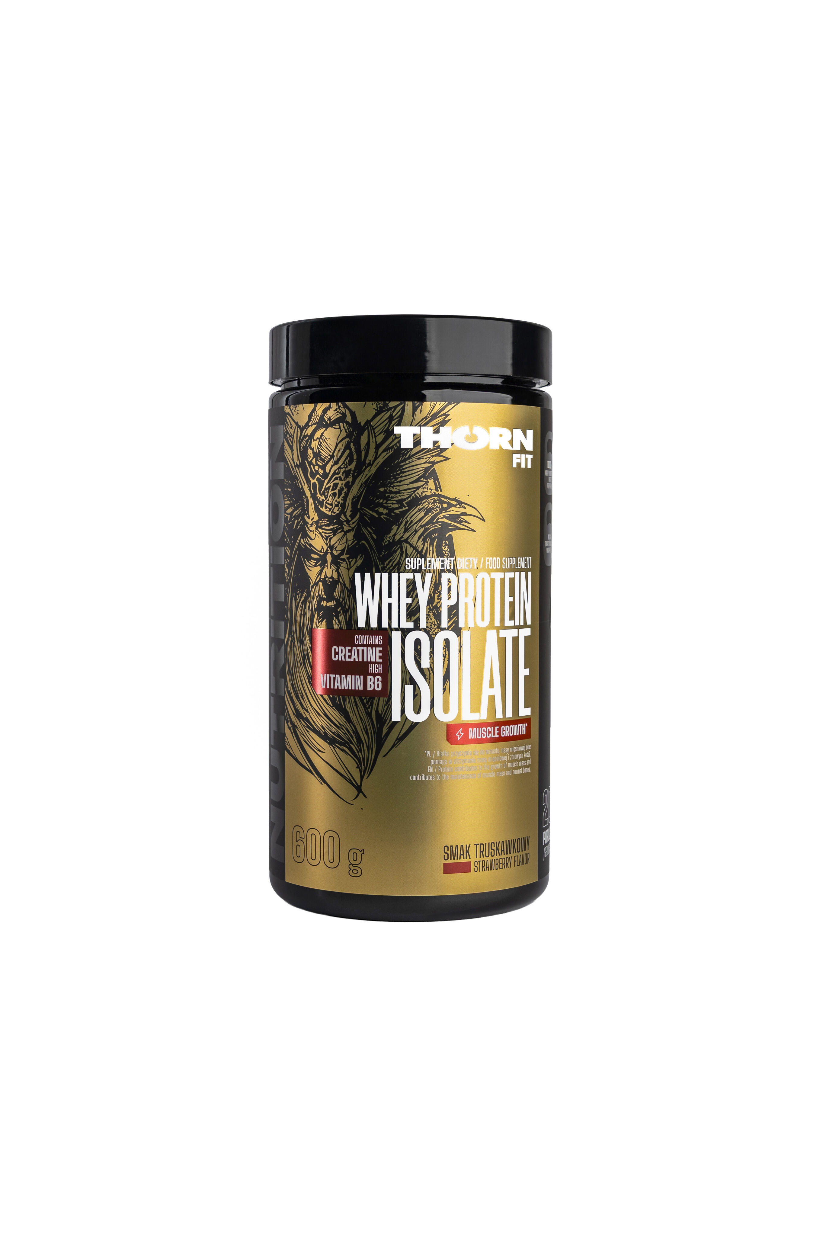 Suplement diety THORN FIT WHEY PROTEIN ISOLATE, smak: truskawka, 600g