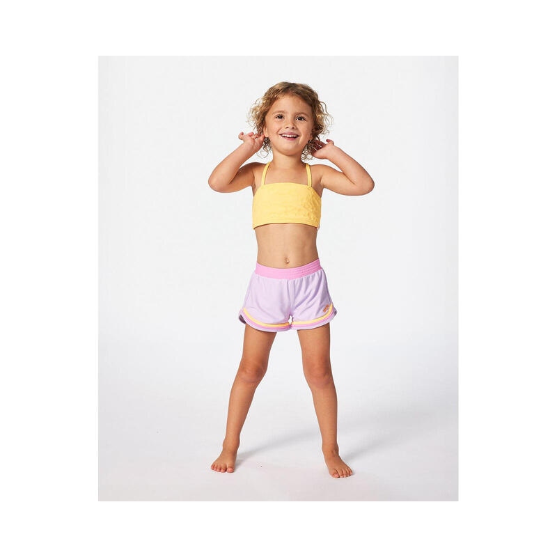 Spodenki surfingowe dla dzieci Rip Curl Rainbow Tide Boardshort - Girl Fioletowy