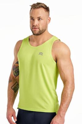 Heren rough radical fine mouwloos sneldrogend t-shirt