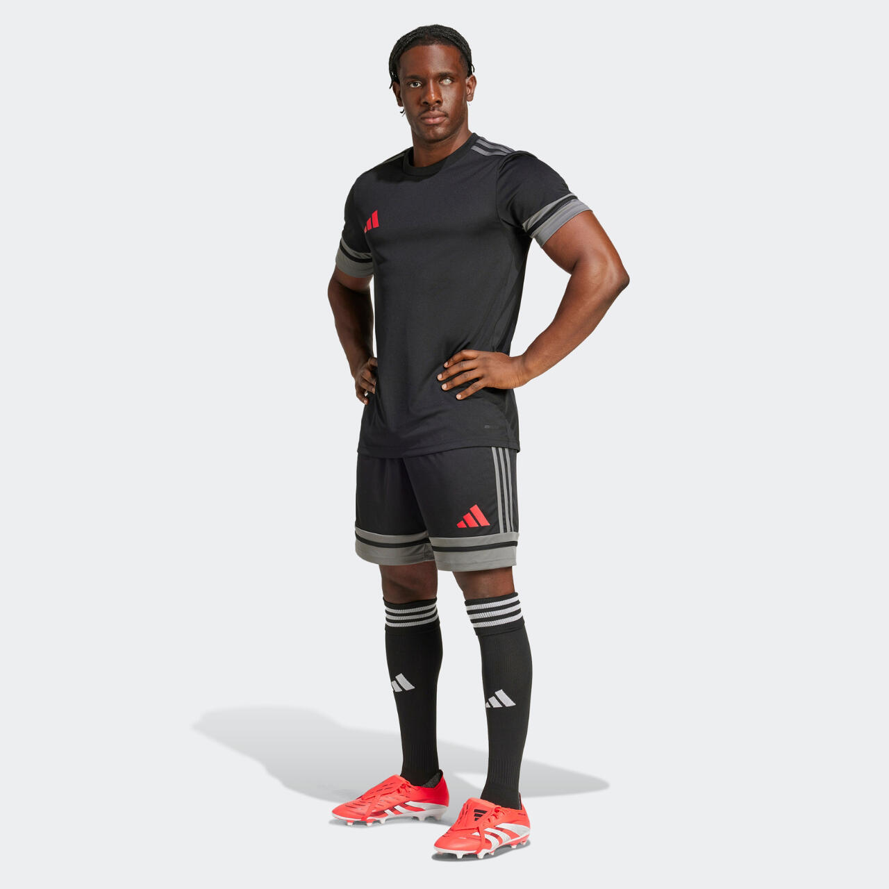 Maglia a maniche corte Adidas modello JN4450-BLK per uomini 7/7