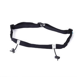 E4085 Running Marathon Belt With Number Strap & 6 Loops for Energy Gel ( Black )