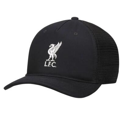 Nike pet voetbal fc liverpool cap zwart