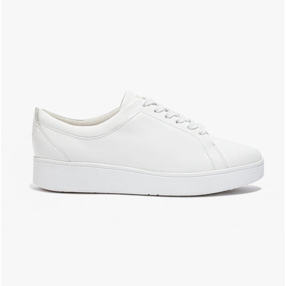 FIT FLOP Rally Womens Sports Lace Up Leather Trainers