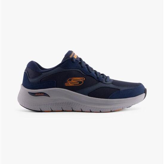 Zapatilla Hombre Skechers Arch Fit The Keep Malla Azul