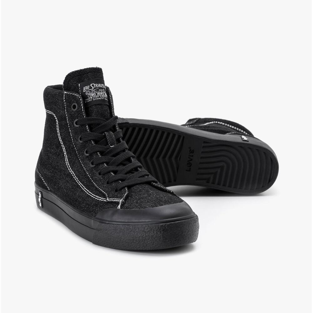 LEVI'S Ls2 Mid Mens Sports High Top Lace Up Trainers