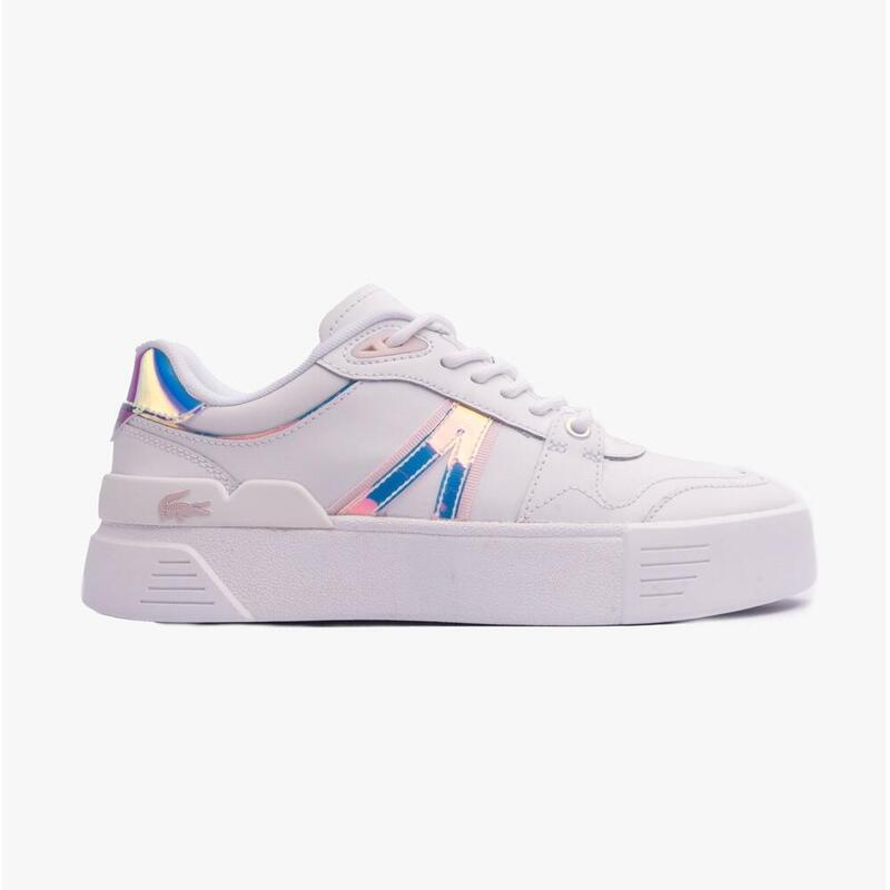Baskets Lacoste Modèle L002 Evo Leather Couleur Blanc