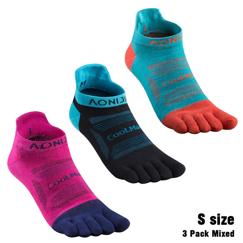 E4801 Sports Toe Socks For Outdoor Sport (3 pairs set / Mixed color)