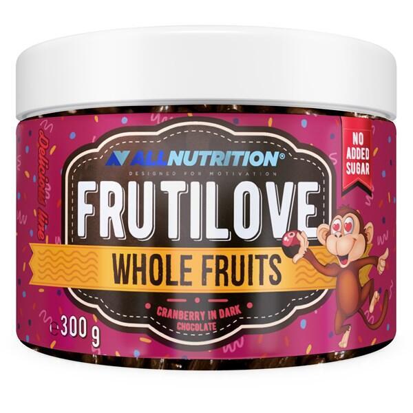 FRUTILOVE WHOLE FRUITS - CRANBERRY IN PURE CHOCOLADE 300g