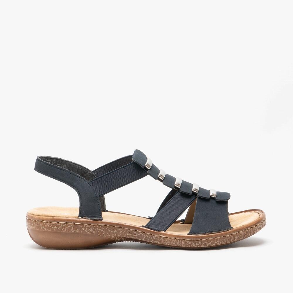 RIEKER 62850-14 Womens Slip On Sandals