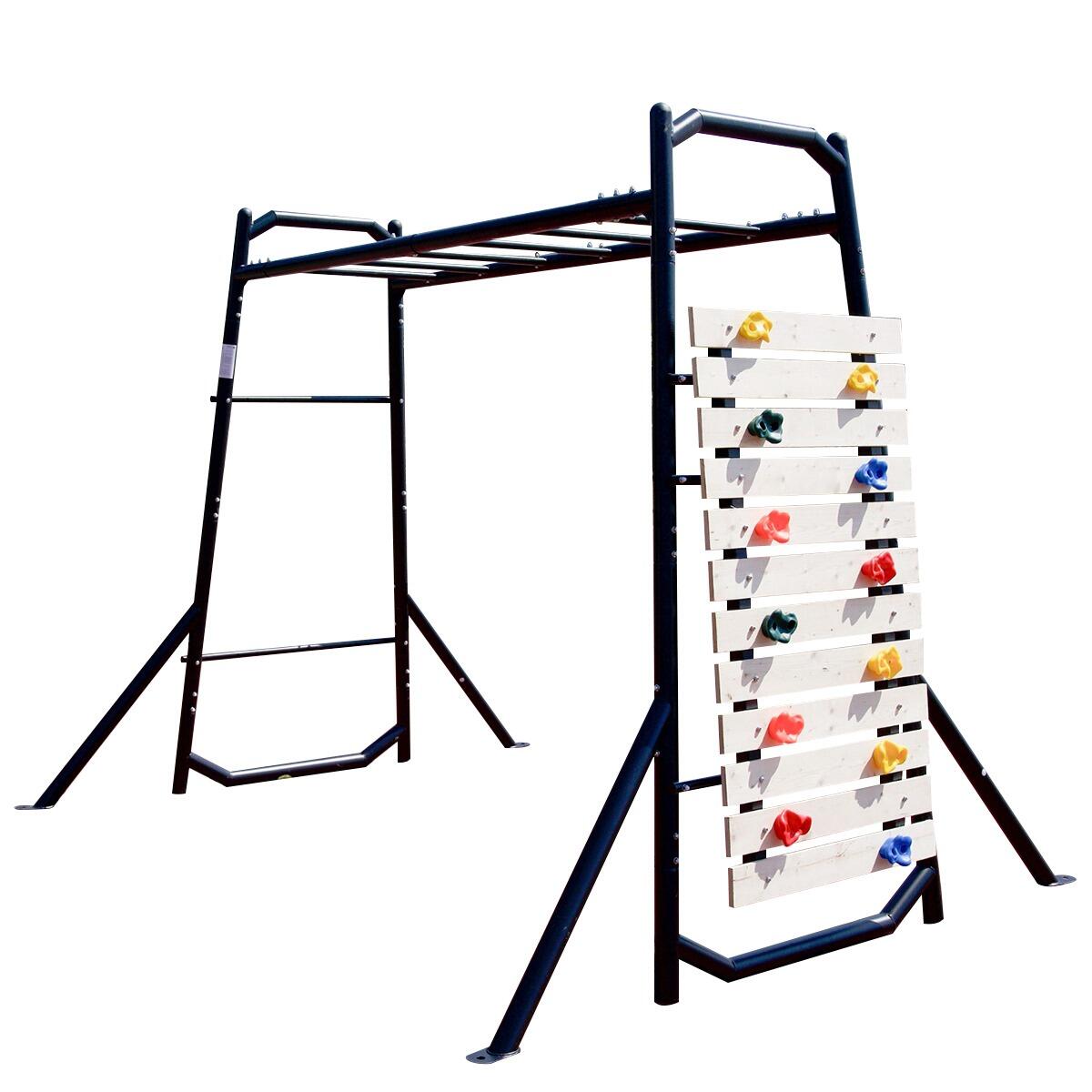 Outdoor Klettergerüst Für Den Garten Mit Kletterwand 1/7