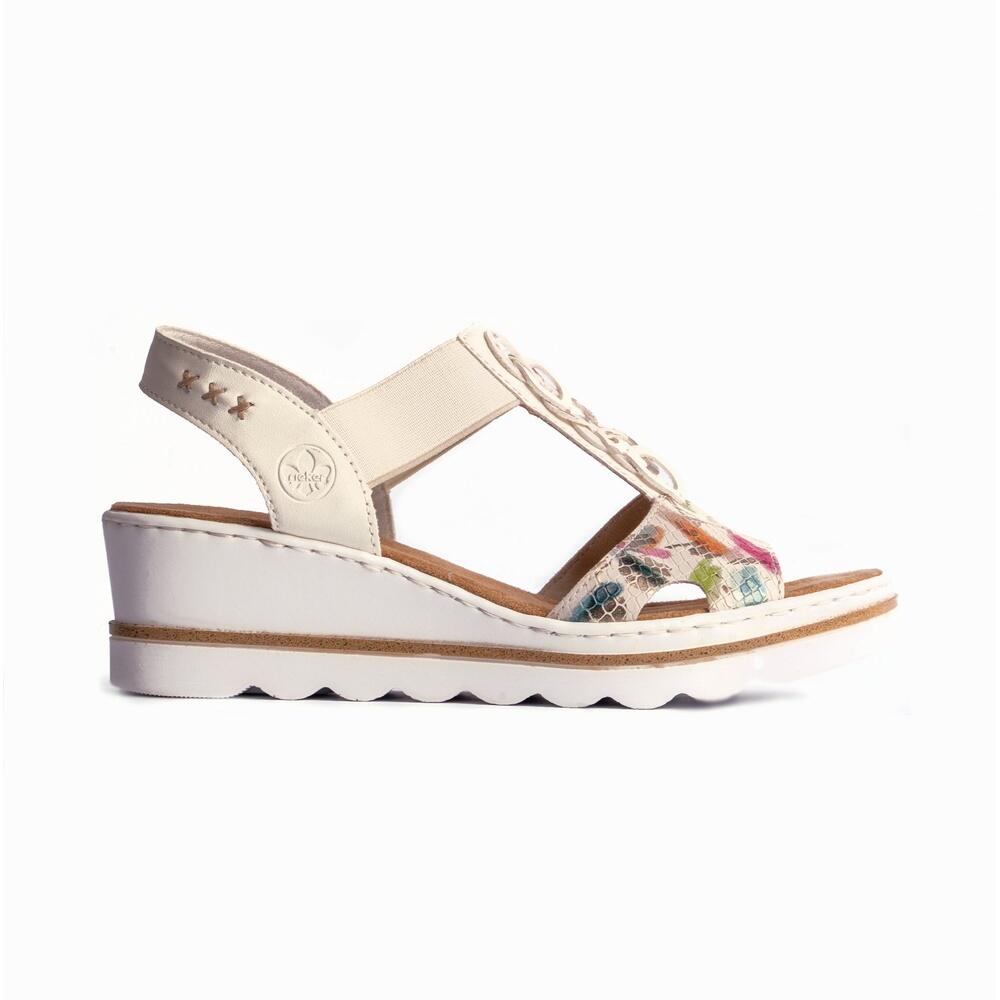 RIEKER 67498-90 Womens Slip On Sandals