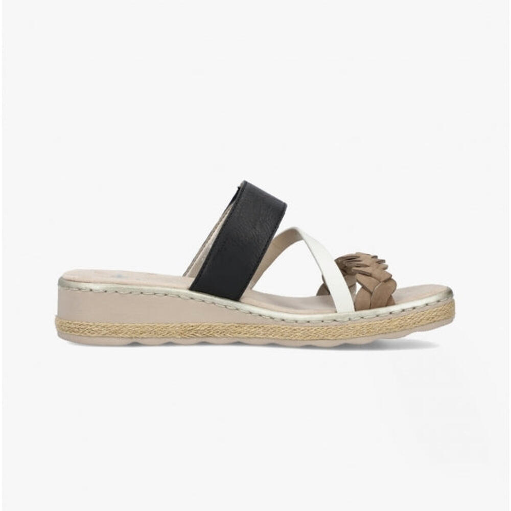 RIEKER 61758-90 Womens Slip On Mules