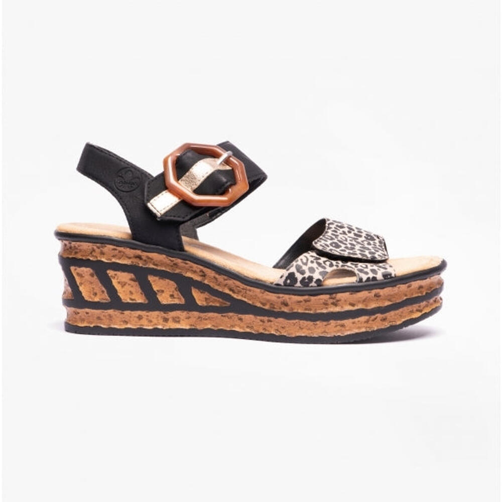 Womens Ankle Strap Sandals Poolside Buckle 68176