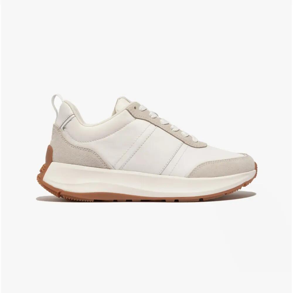 FITFLOP FitFlop F-Mode Flow Sneaker - Nylon & Suede Mix  URBAN WIT MIX 39 1/7