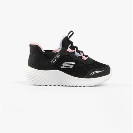 Zapatillas Deportivas Niños Skechers Slip-Ins Bounder Simple Cute Negro Comodas