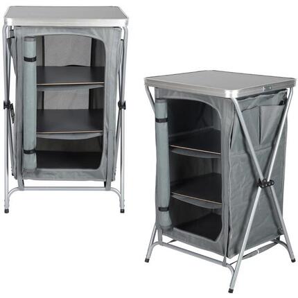 Reiseschrank mit 3 Einlegeböden 60x51x98CM