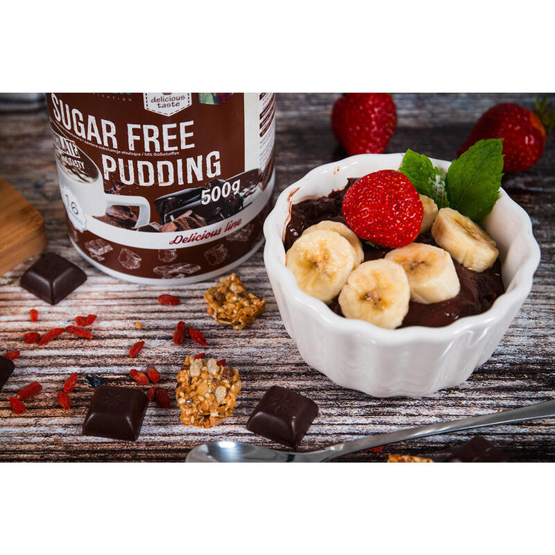 Budyń czekoladowy SUGAR FREE PUDDING CHOCOLATE 500g