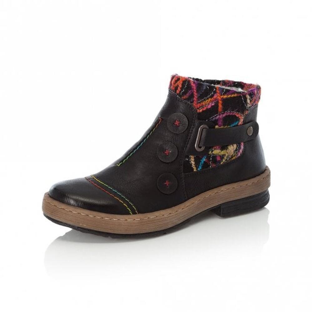 Z6759-00 Womens Ankle Zip Ankle Boots 1/1