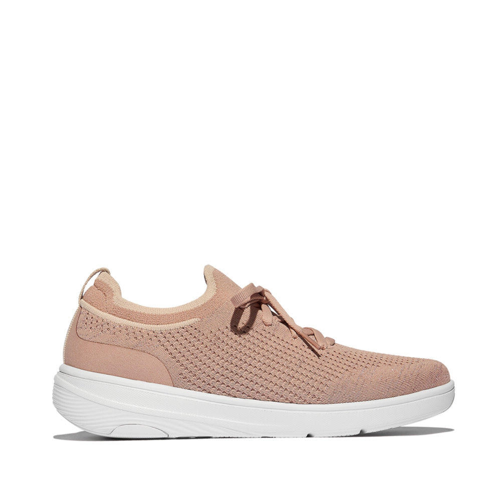FIT FLOP Super-q Knit Womens Sports Low Top Lace Up Trainers