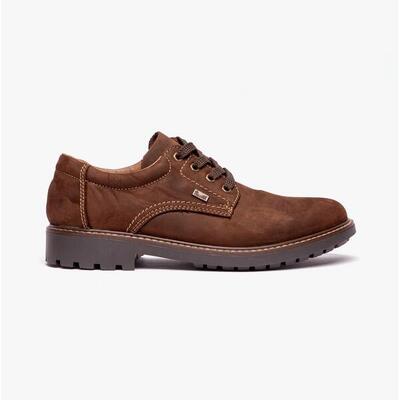 Rieker Herren Schnürschuhe Halbschuhe Businessschuhe Leder Schuhe B4610 braun