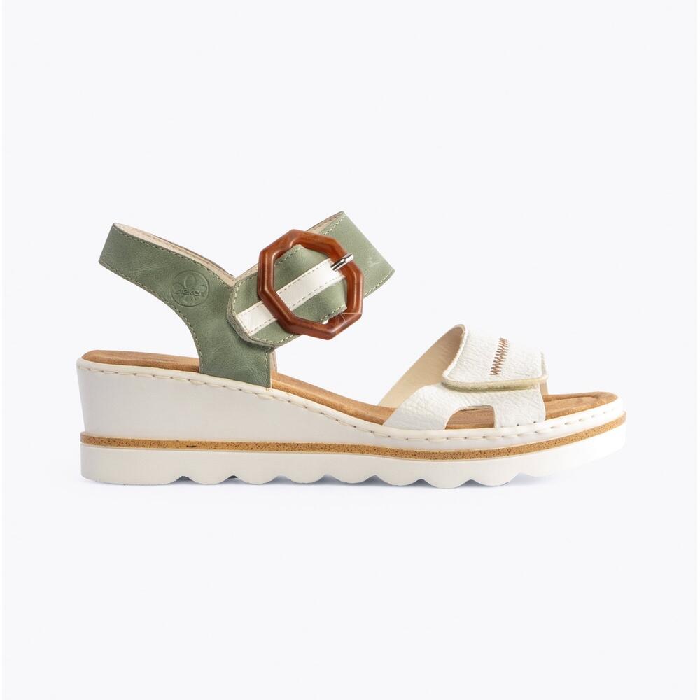Womens Sandals Poolside Ankle Touch Fasten 67476-81