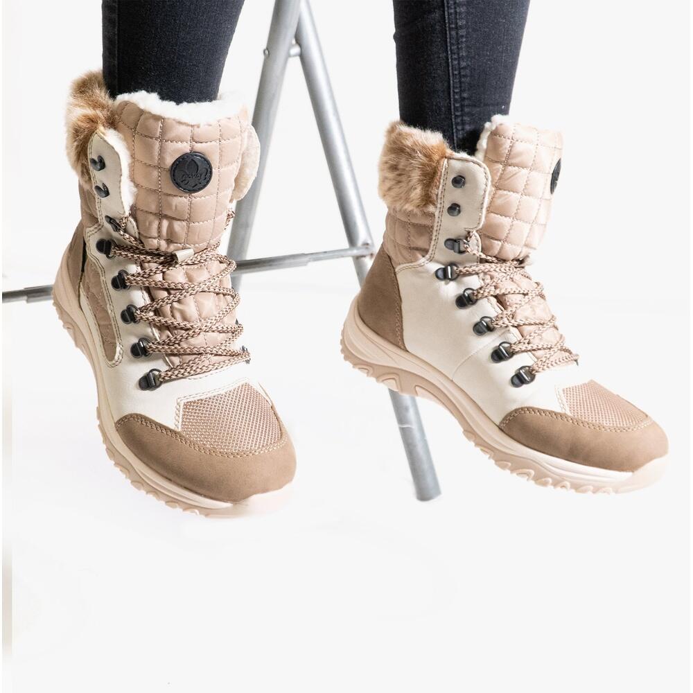 RIEKER M9644-60 Womens Ankle Lace Up Boots