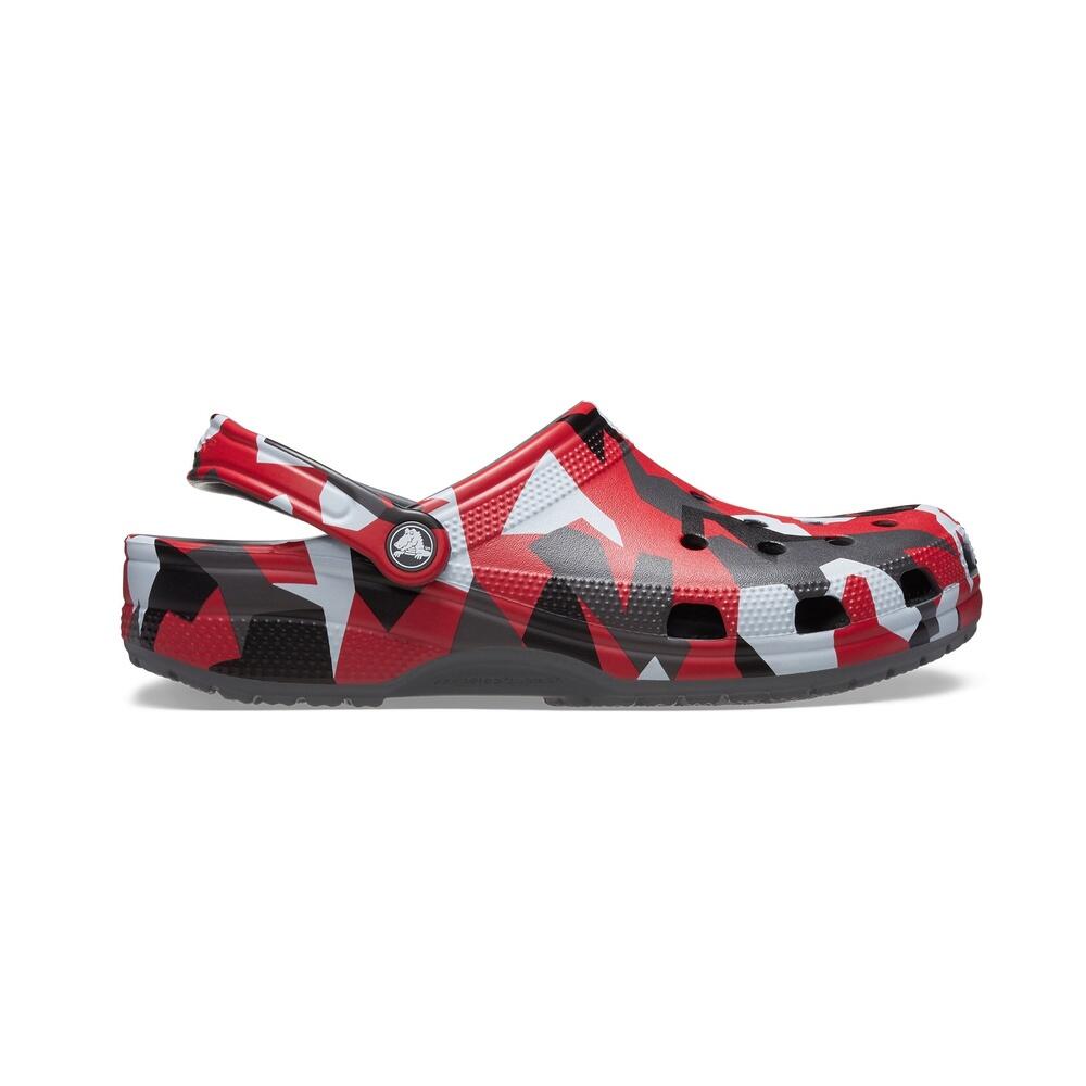 CROCS 211009-0ie Geo Camo Mens Sports Slip On Clogs