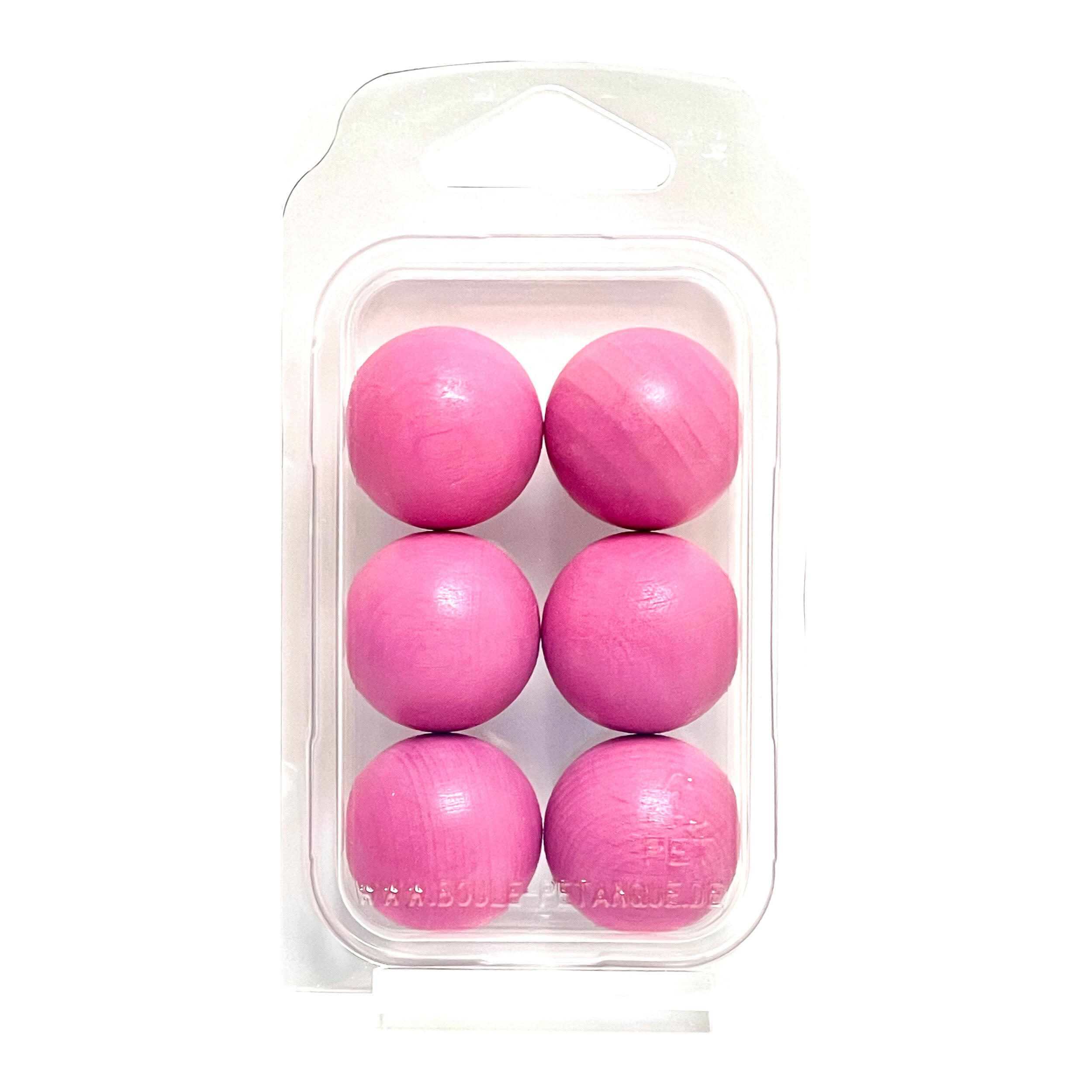 Boulemaus - Pétanque - 6 Cochonnets, Couleur Violet-rose - 30mm - Cochonnet - Rose - Decathlon