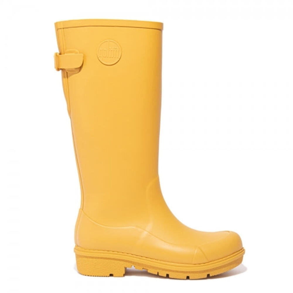 FIT FLOP Wonderwelly Tall Womens Outdoor Living Pull On Wellington Boots