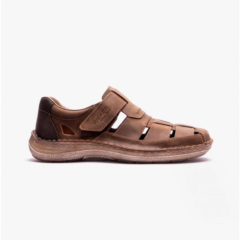 RIEKER 03078-25 Mens Touch Fasten Fisherman Sandals