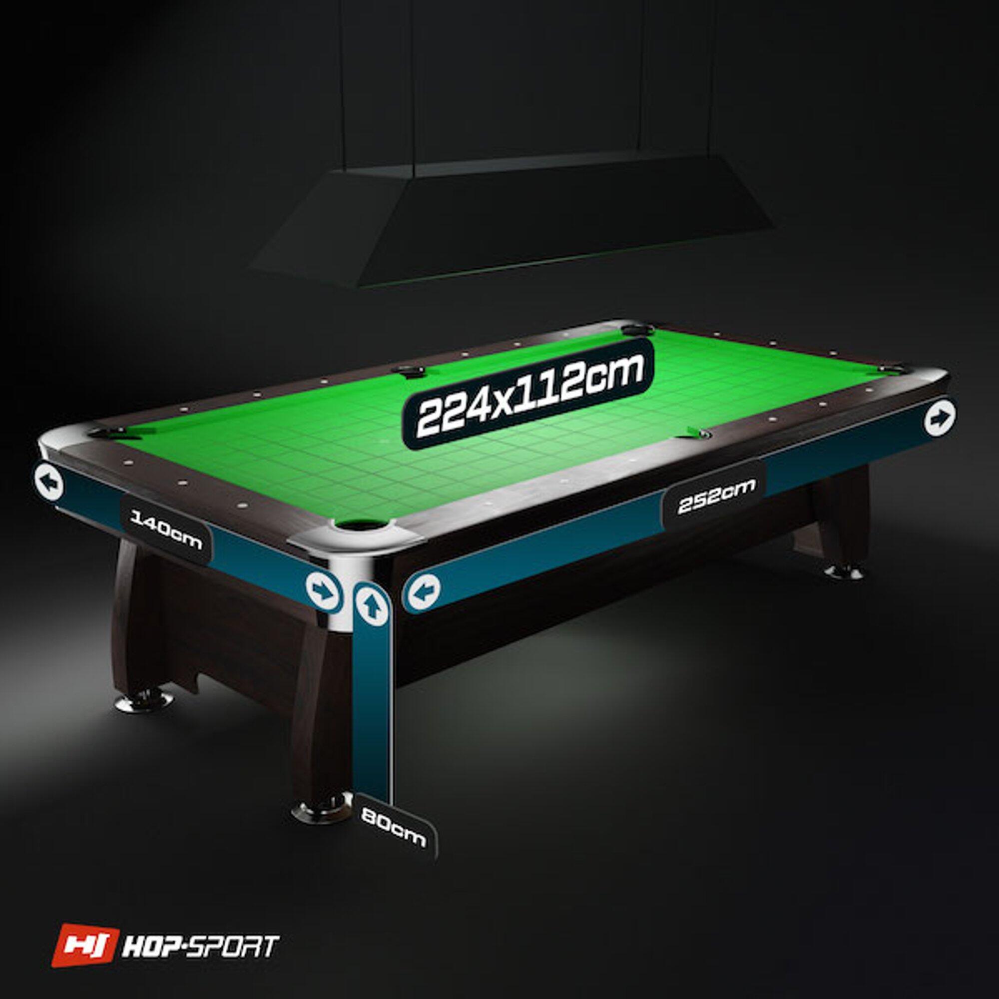 Stół bilardowy spływowy Vip Extra 8FT z nakładką ping-pong blat 3/7