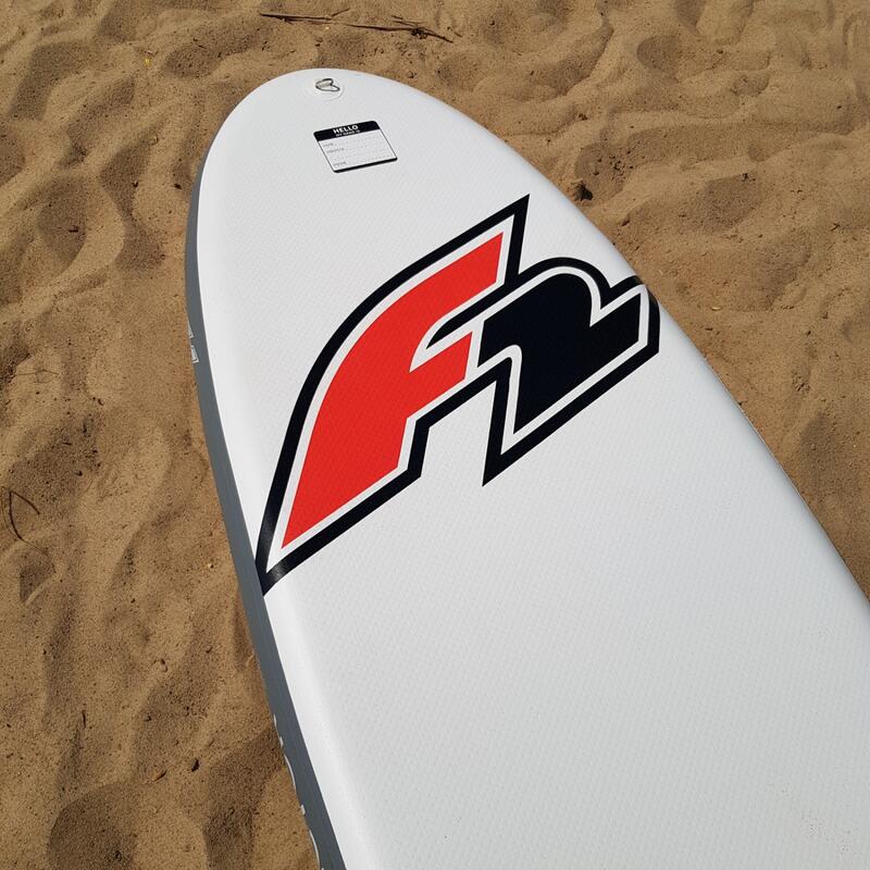 F2 Pompowana deska SUP Sector Combo 10,5 Red + wiosło kajakowe 2 w 1