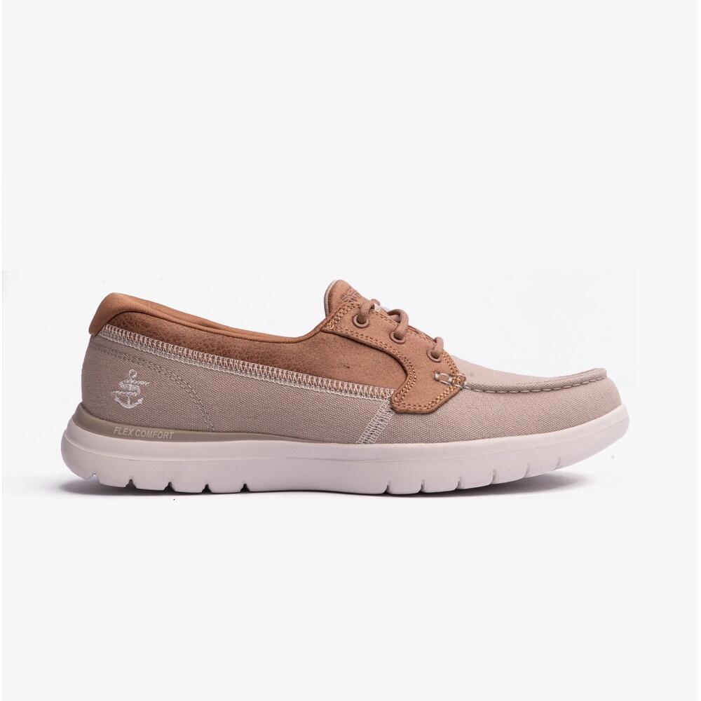 SKECHERS 136451/nat On-the-go Flex Womens Low Top Lace Up Shoes