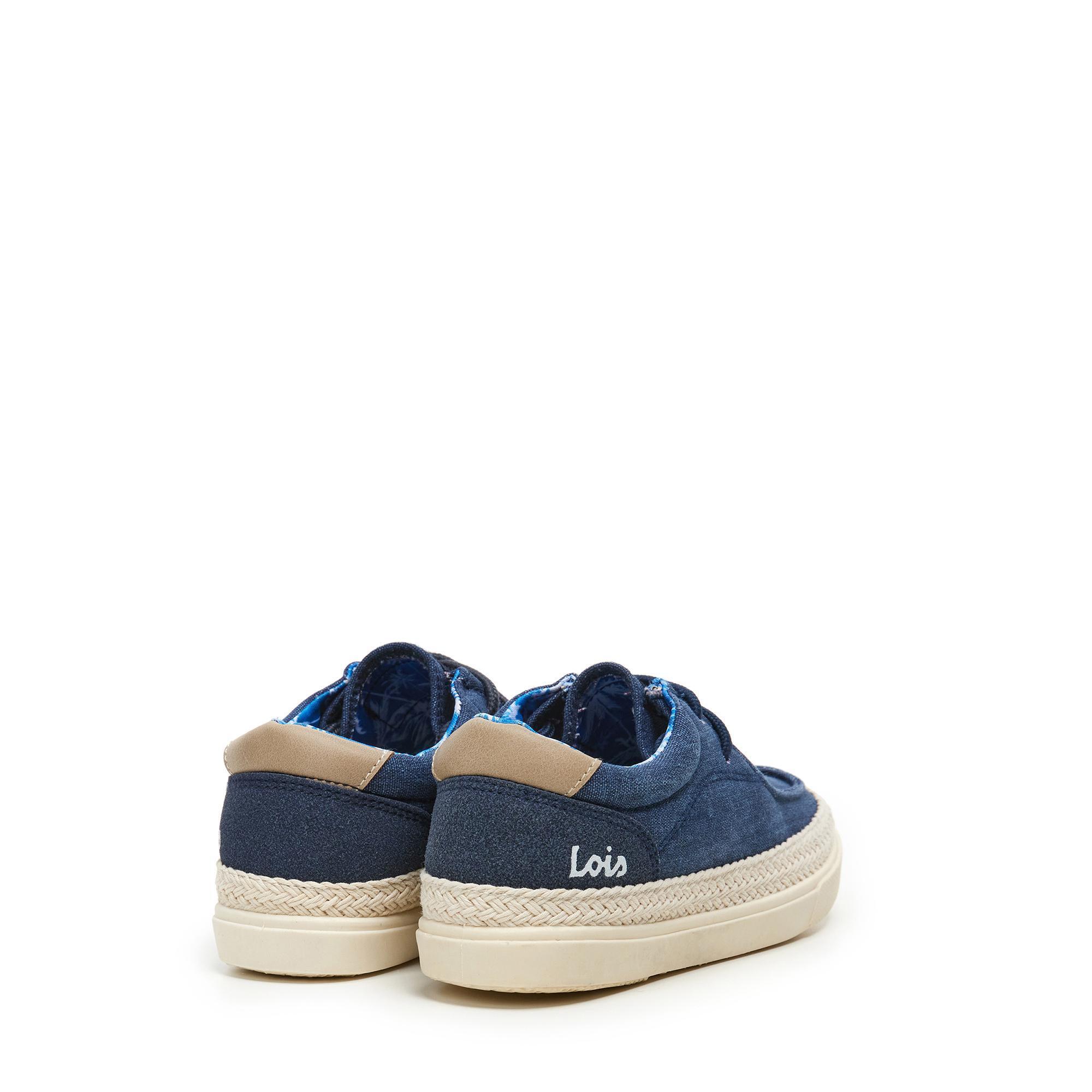 Zapatillas Caminar Niños Lois 60206 Azul marino con Cordones 3/5