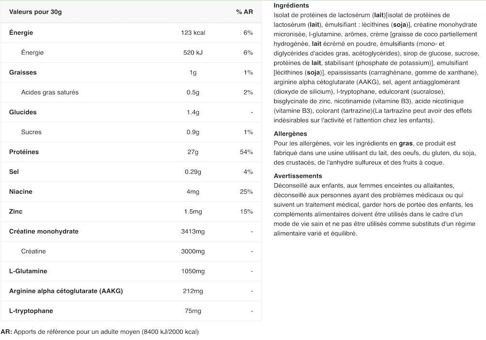 Isolato di siero di latte - Iso Whey Zero Black - Vaniglia 2/4