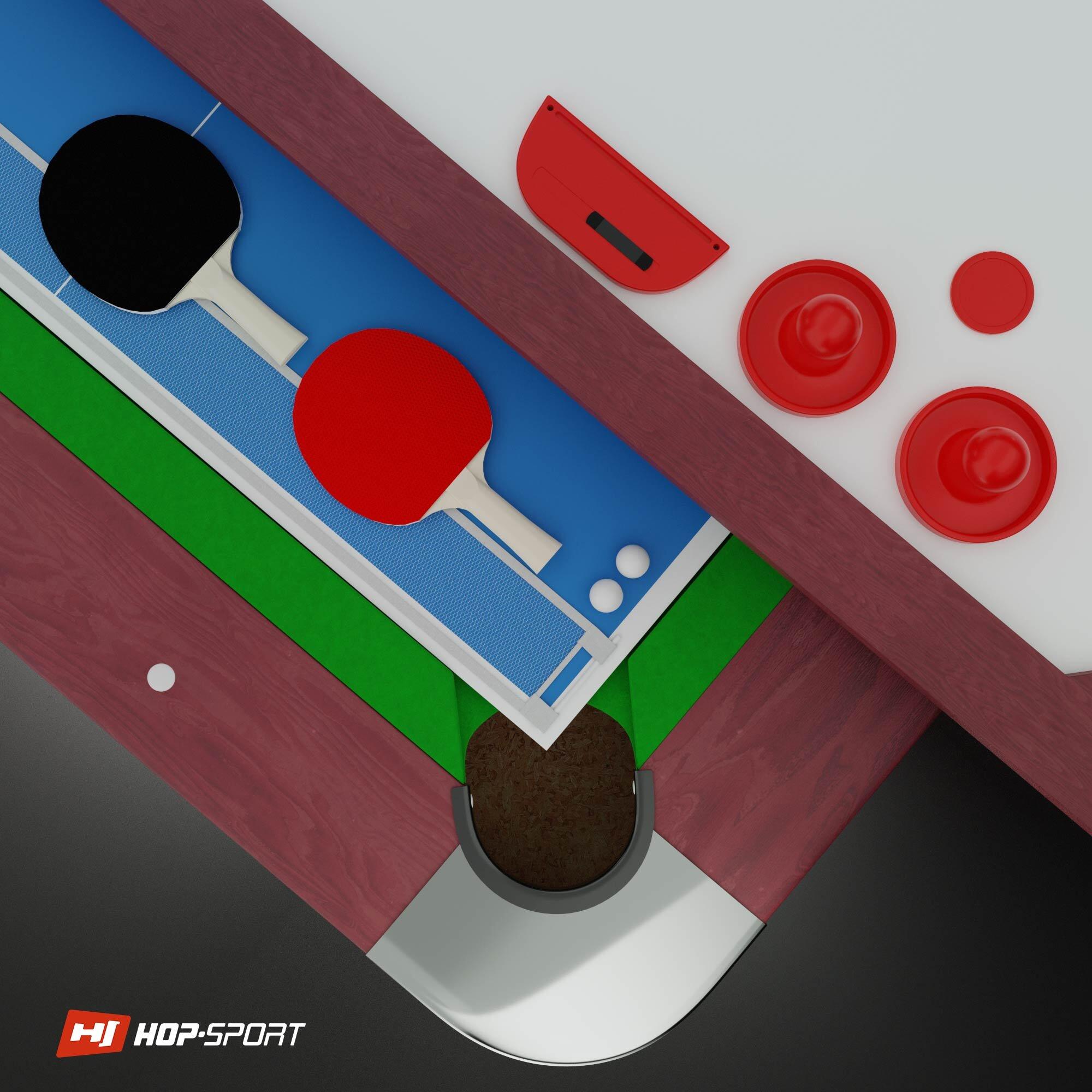 Stół bilardowy spływowy Vip Extra 8FT z nakładką ping-pong cymbergaj 4/7