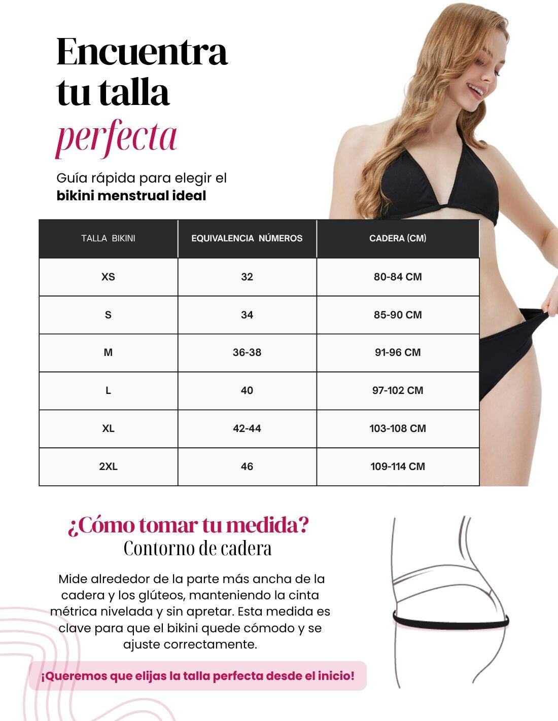 2 Bikinis menstruels (bas de bikini ) pour adolescentes flux abondants Céline 6/9