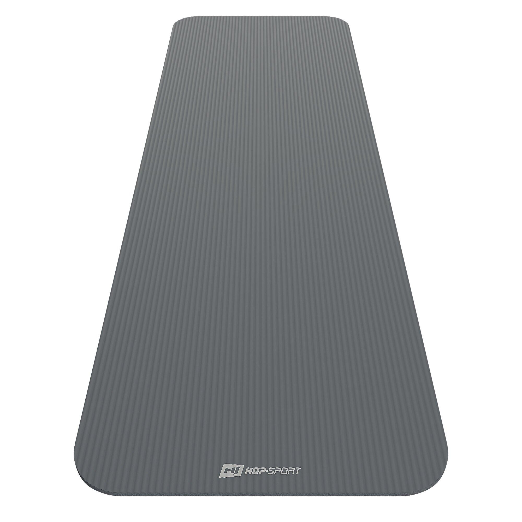 Tappetino fitness NBR 1cm - grigio - 190x60 cm 6/7