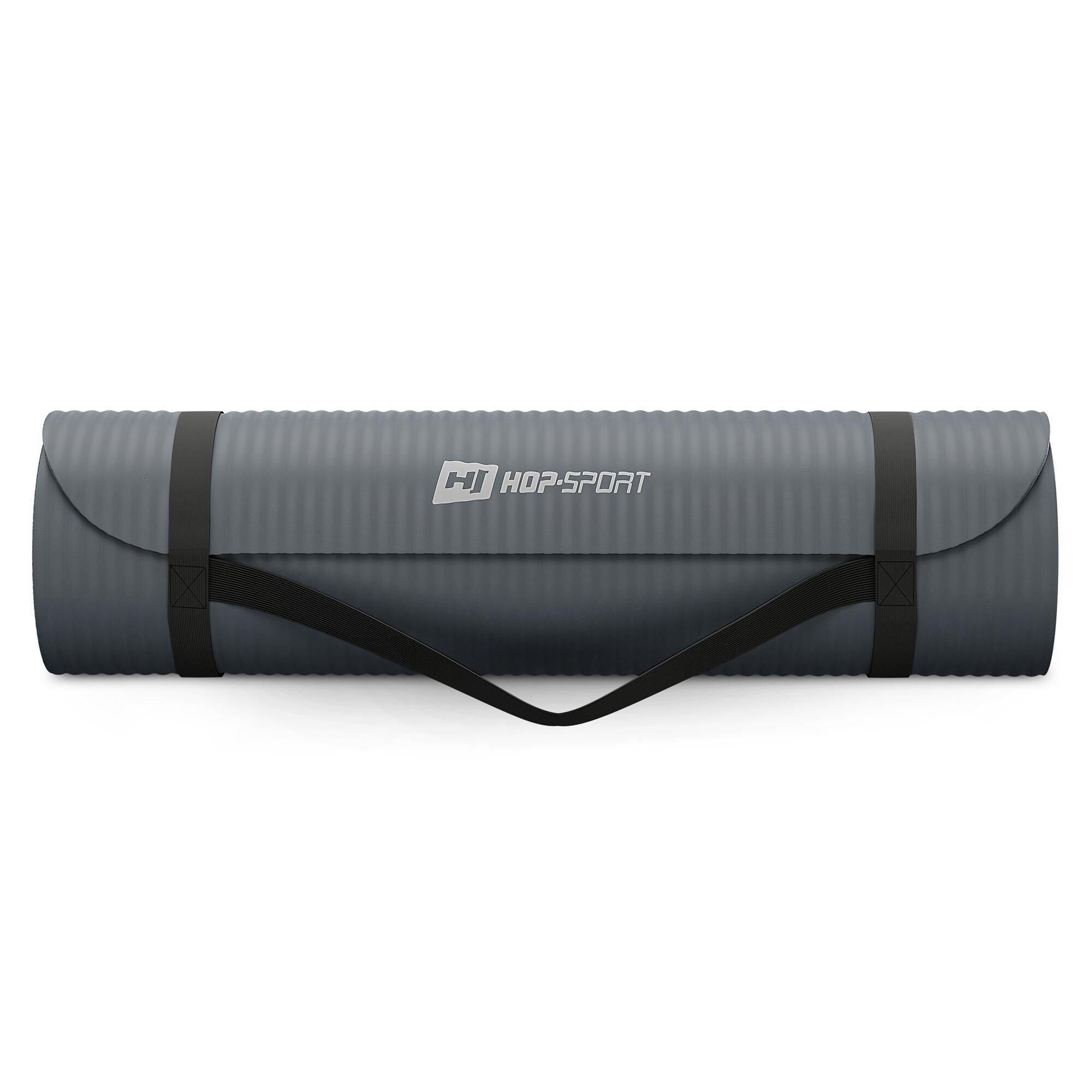 Tappetino fitness NBR 1cm - grigio - 190x60 cm 5/7