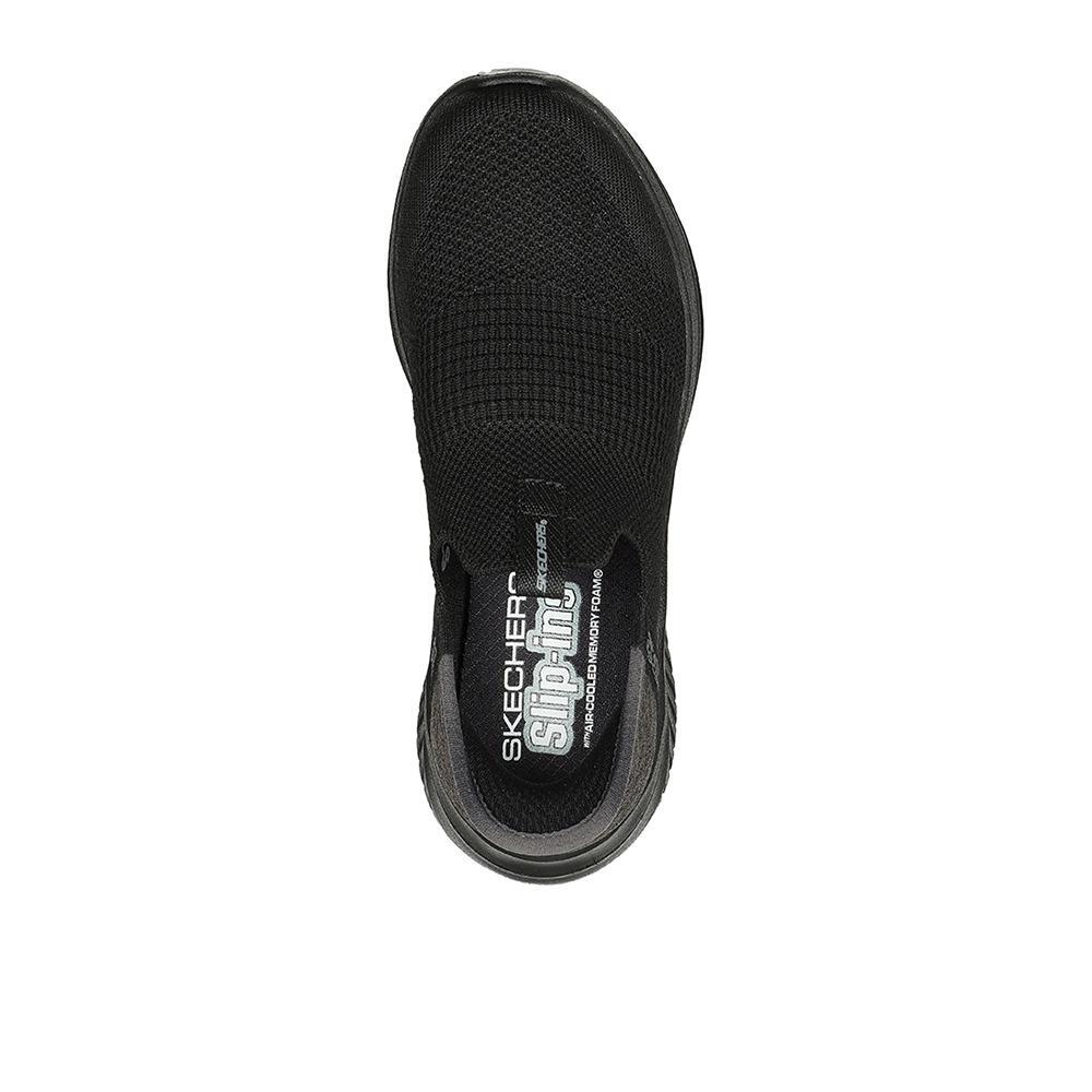Zapatillas Skechers Niño Ultra Flex 3.0 - Smooth Step Negras 3/4
