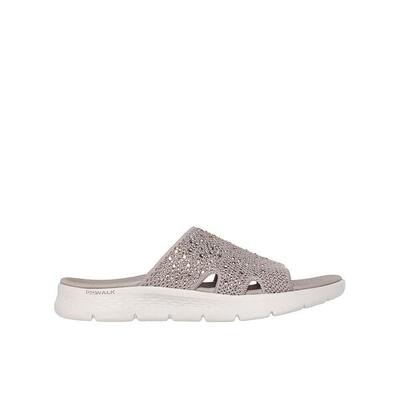 Sandalias Skechers Mujer Go Walk Flex - Glitz Negras