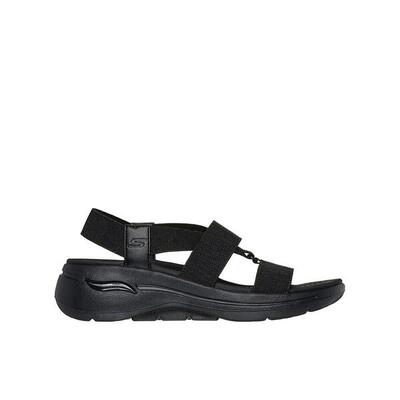 Sandalias Skechers Mujer Go Walk Arch Fit - Pleasant Negras