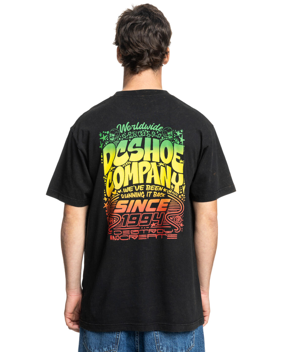 Camiseta para Hombre Dcshoes Hot box Negro 2/7
