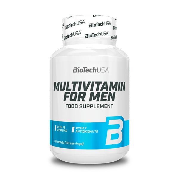 Multivitamin for Men - 60 Tabletas de Biotech USA Promoção      16,90€ 18,77€ -9%    * 21/05/2025 até rutura de stock  Preço por quantidade 281,67€kg BIOTECHUSA Multivitamin for Men - 60 Tabletas de Biotech USAVendido e expedido por: Masmusculo  