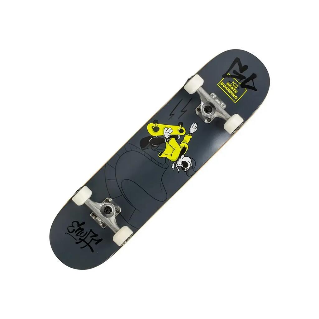 Skully Black 7.25inch Mini Complete Skateboard