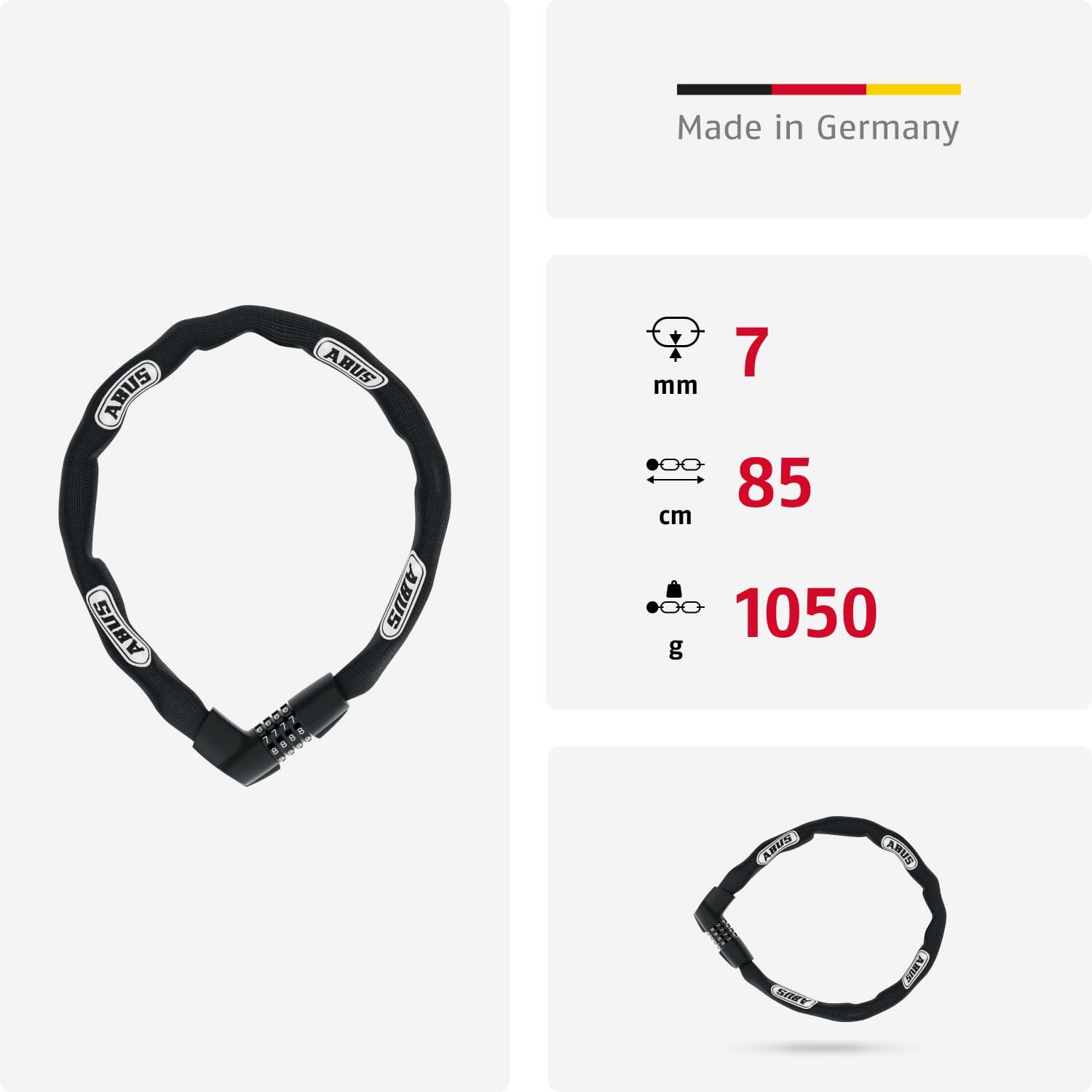 Cadeado de cabo Abus Tresor 1385/85 3/4