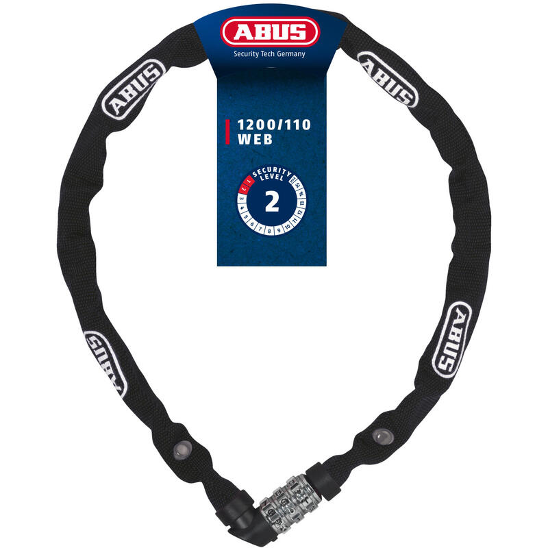 Zamek Łańcucha Kod 1200/110 Czarny
