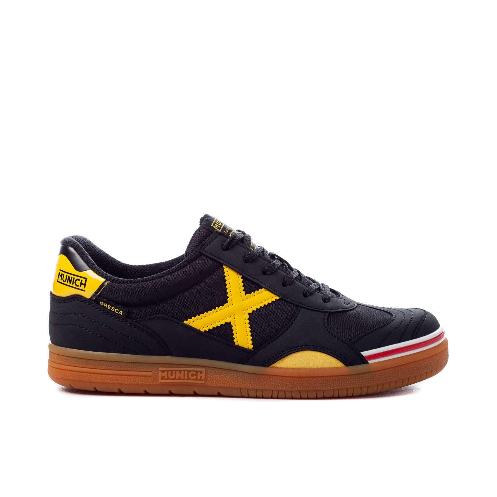 Munich - Baskets Munich Modèle 3000606 Pour Unisexe - Chaussures De Sport - Jaune|noir - 45 - Decathlon