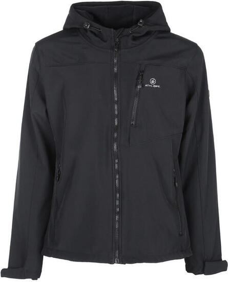 Herren Softshelljacke Athl. DPT Hermes, schwarz, S